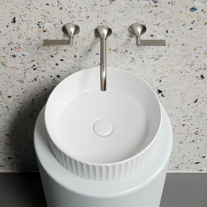 Ceramicanova раковина накладная element, cn6057mw цвет: белый