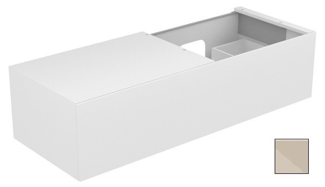 Keuco тумба подвесная под раковину справа с одним выдвижным фронтом, edition 11, кашемир арт. 31166 180000