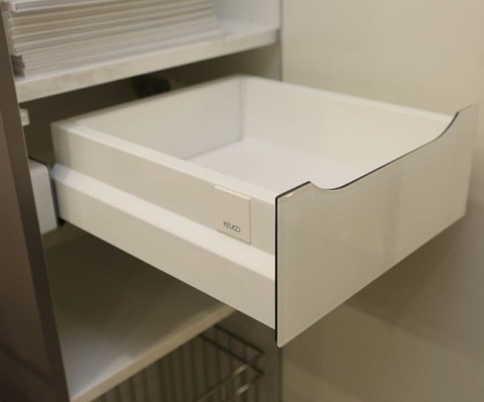 Keuco высокий шкаф-пенал с корзиной 350x1670x335 мм 1 дверь петли слева, royal reflex, арт. 34031 110001