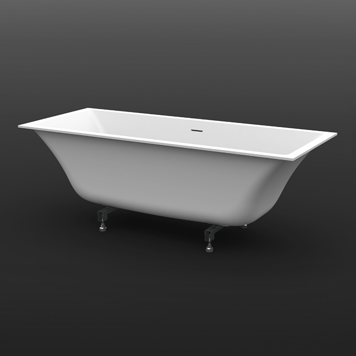 Knief ванна 170x70x60cм., встраиваемая, click-clack, Shape, 0600-730-01 цвет: белый