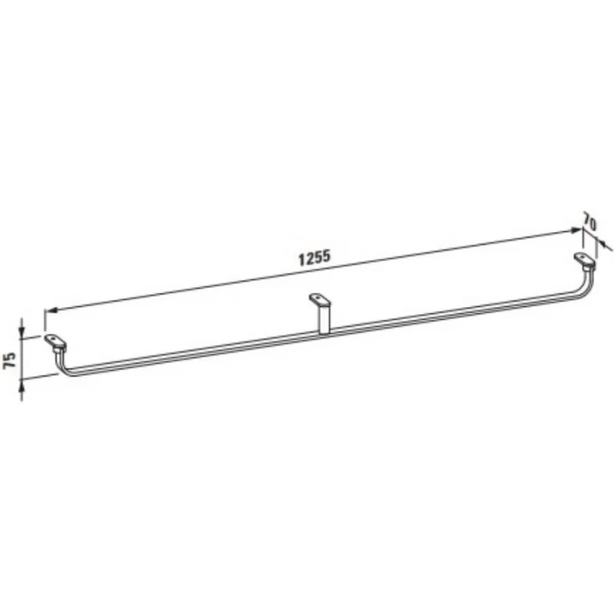 LAUFEN полотенцедержатель для 1643.5, LIVING - 3.8143.4.004.000.1
