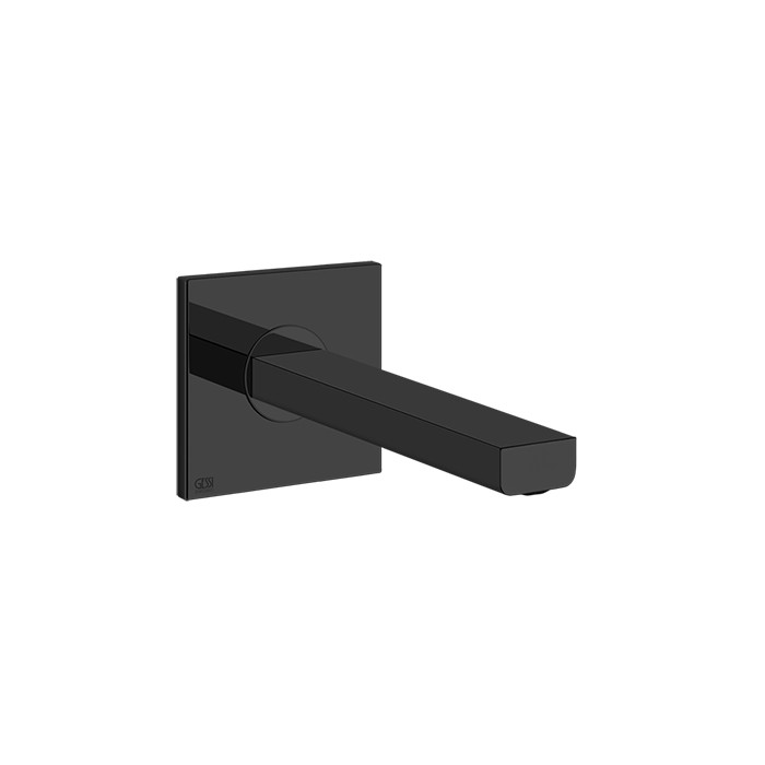 Gessi Настенный излив короткий, комбинируемый с удаленным управлением, Emporio Via manzoni, 38701#299 цвет: black xl