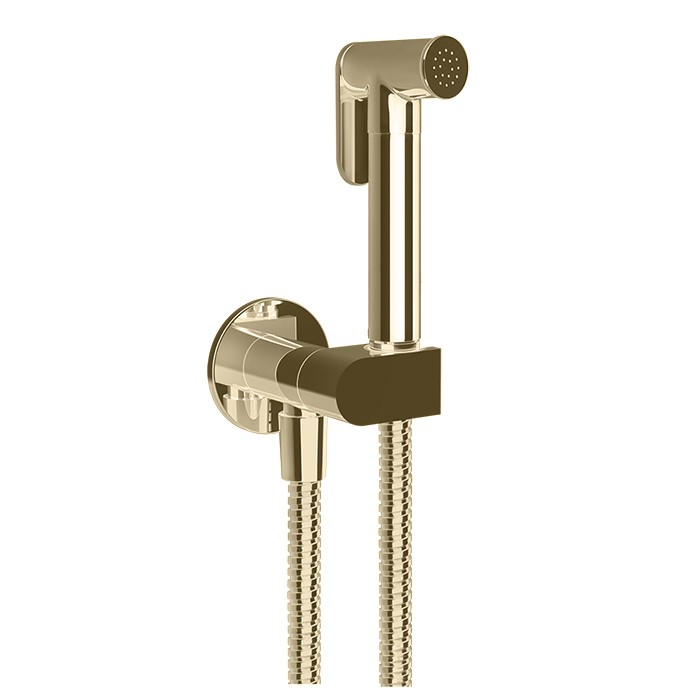 Gessi Гигиенический душ, шланг 125см, Eleganza, 45126#149 цвет: finox brushed nickel