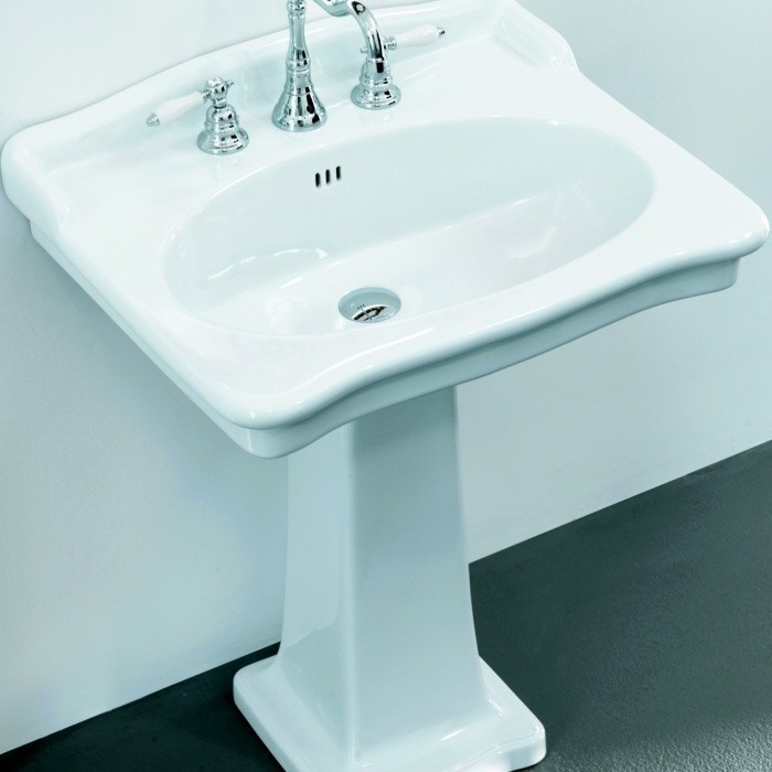 ArtCeram колонна под раковину, hec002 01 00 hermitage цвет: белый глянцевый