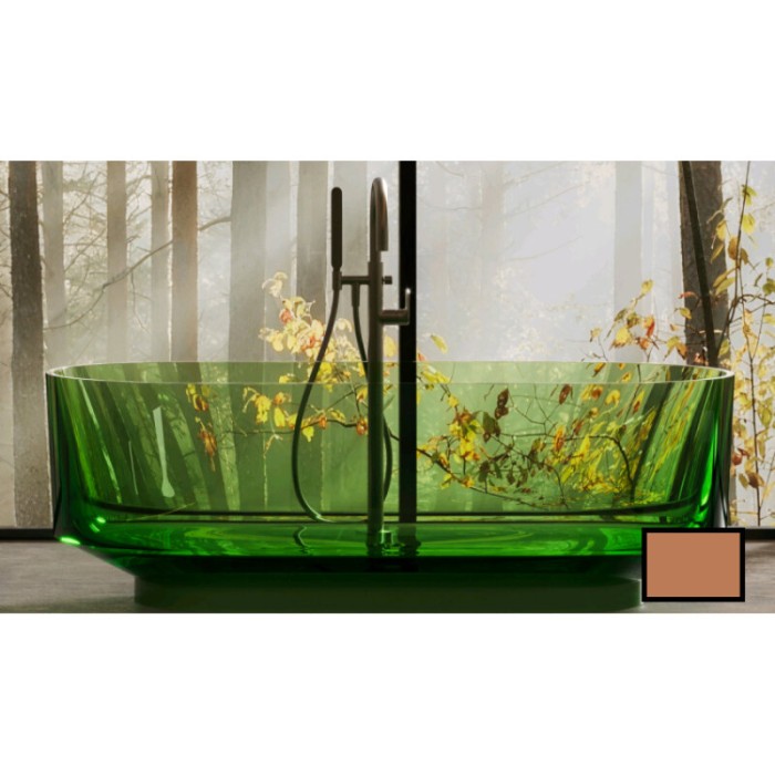 Ванна полиэфирная смола 170 х 72 см, DEA Design Shadow, brown copper арт. DD8675 1700 R9