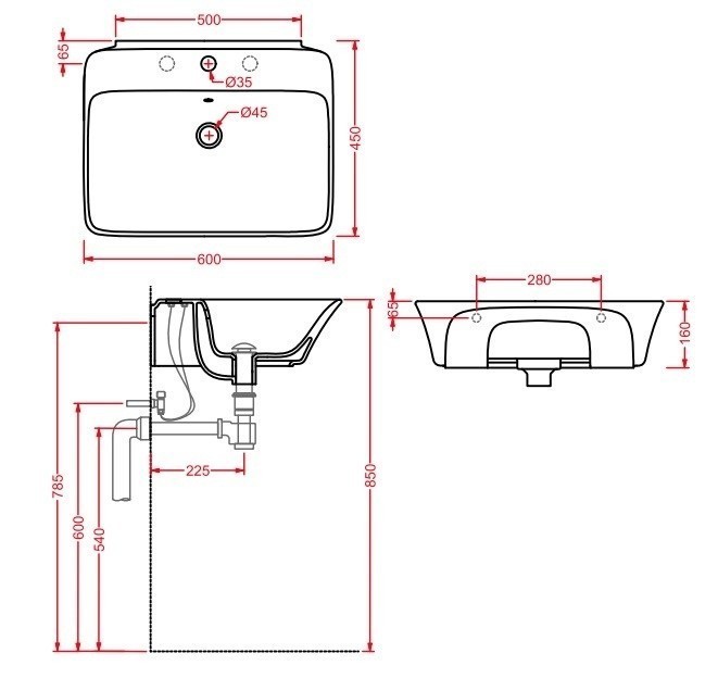 ArtCeram раковина для ванной комнаты, cwl002 01 00 cow цвет: белый глянцевый