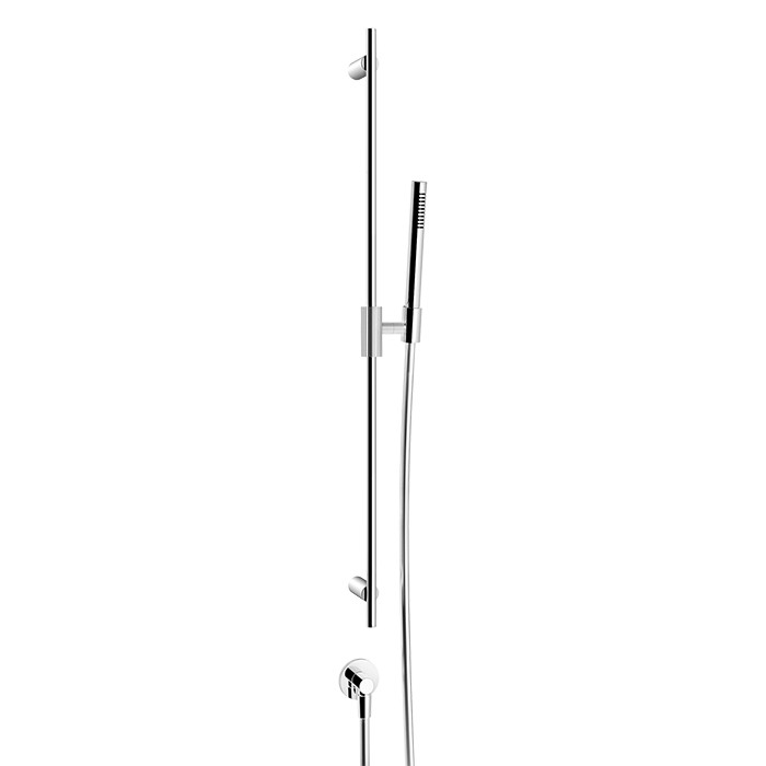 Gessi Штанга в комплекте с душевой лейкой, шланг 1,50 м и вывод воды, Ingranaggio, 63582#031 цвет: хром