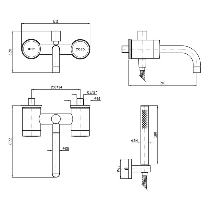 Zucchetti смеситель для ванны-душа на 2 отверстия с декорированным фланцем, savoir, хром арт. zsa226.c-