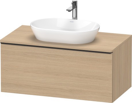 Duravit тумба подвесная под раковину 1000 мм х 550 мм и консолью, d-neo, de494803030 цвет: натуральный дуб