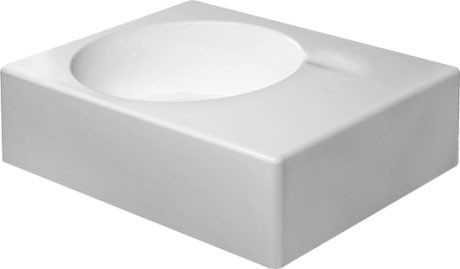 Duravit раковина подвесная 615х46см, scola, 0684600000 цвет: белый