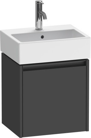 Duravit тумба подвесная под раковину 338 мм х 434 мм х 440 мм, ketho.2, k25070r49490000 цвет: графит матовый