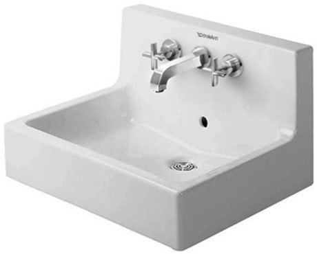 Duravit раковина встраиваемая сверху 60х47см, vero, 0453600000 цвет: белый
