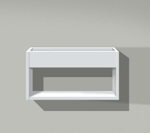 Duravit полочка настенная белая матовая, ketho, kt253701818 цвет: базальт матовый