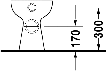 Duravit напольный приставной унитаз детский, duraplus, 0106090000 цвет: белый