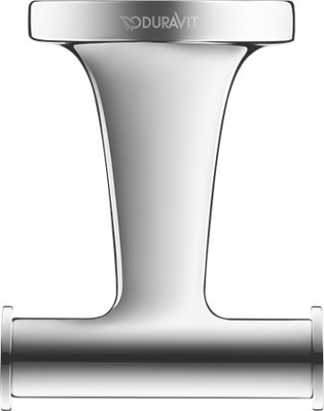 Duravit двойной крючок для полотенца, starck t, 0099301000 цвет: хром