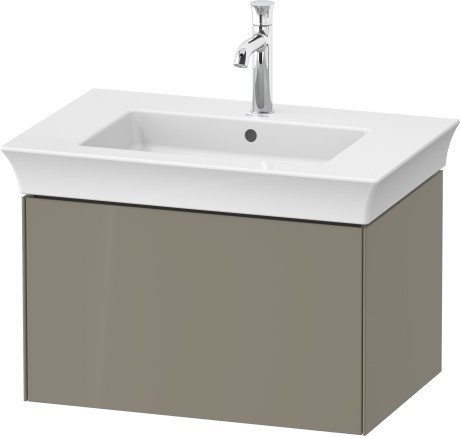 Duravit тумба подвесная 458 мм х 684 мм, white tulip, wt42410h2h2 цвет: каменно-серый глянцевый