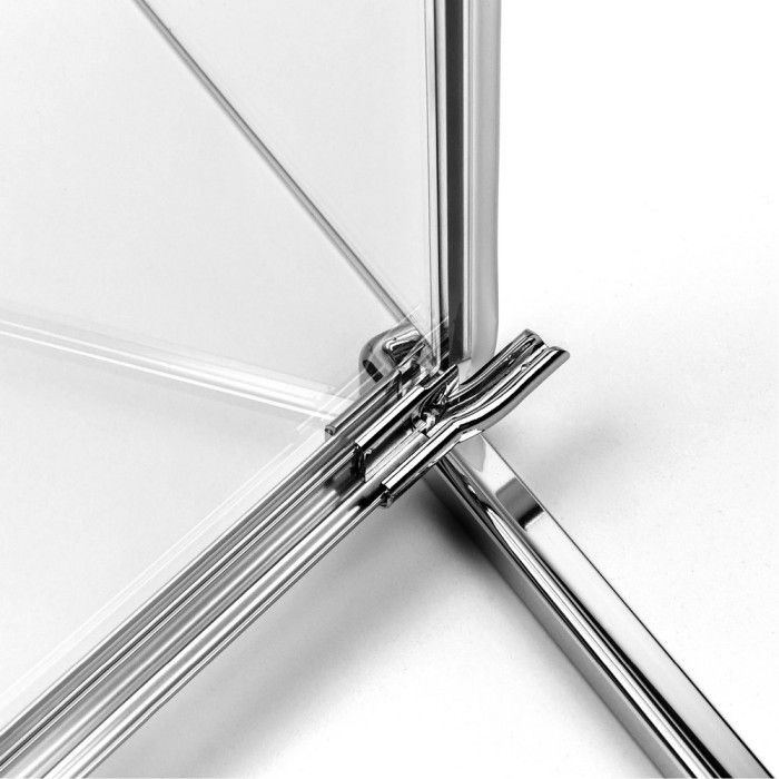 Душевое ограждение eventa l 90x90x200, New trendy Eventa chrome, хром арт. EXK-4603