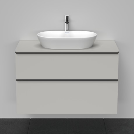 Duravit тумба подвесная под раковину 550 мм х 1000 мм, d-neo, de496800707 цвет: бетонно-серый матовый