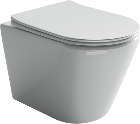 Ceramicanova подвесной унитаз с сиденьем highlight, cn1804 цвет: белый