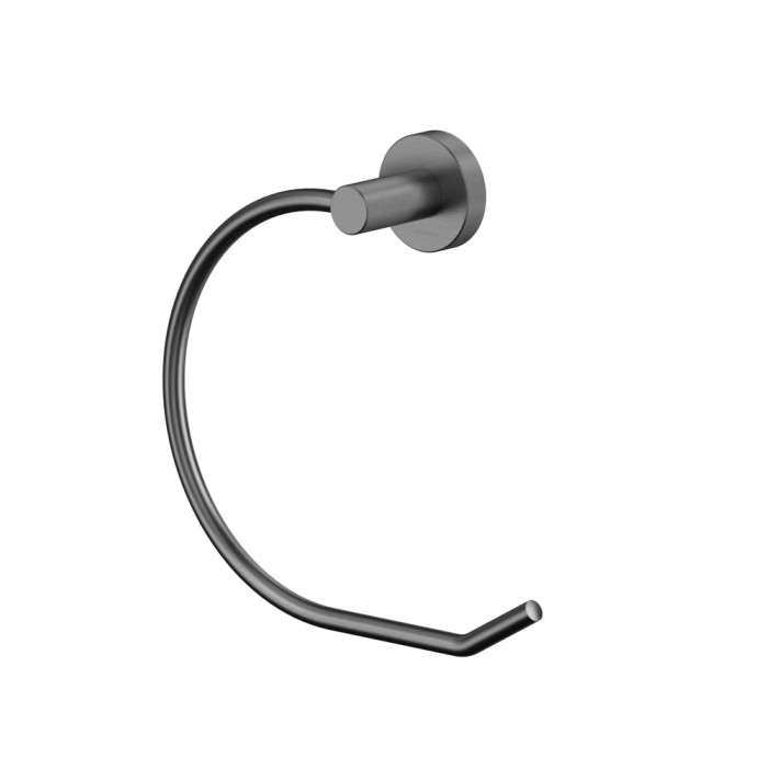 Полотенцедержатель кольцо, Whitecross Ergo gunmetal, оружейная сталь арт. ER2254GM