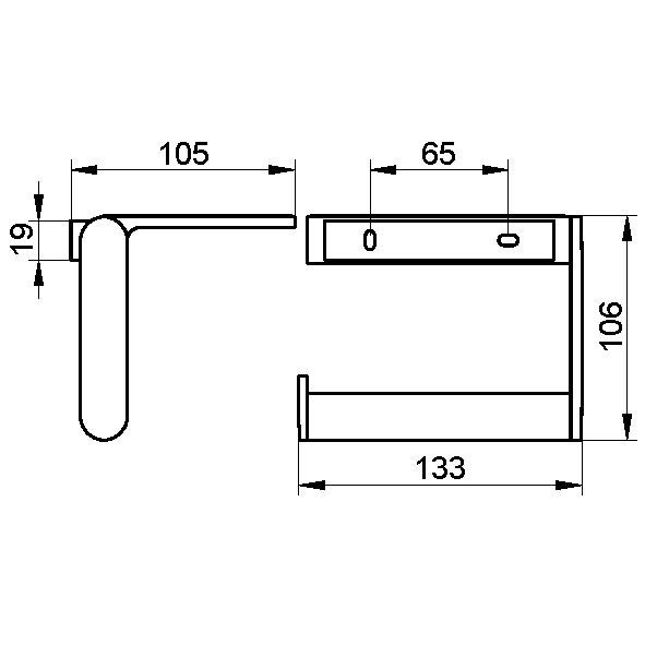 Keuco держатель туалетной бумаги, plan, арт. 14973 010000
