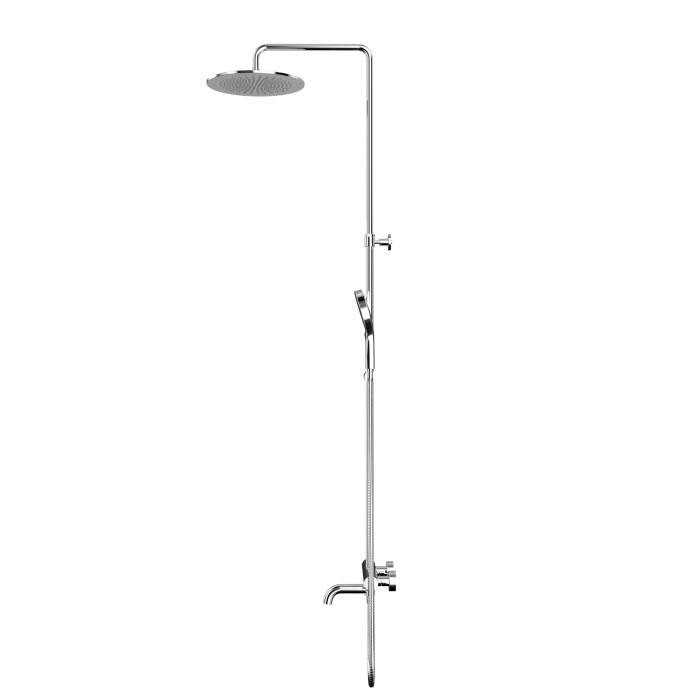 Термостатическая система для ванны наружного монтажа, Whitecross Y chrome, хром арт. Y1234TOPCR