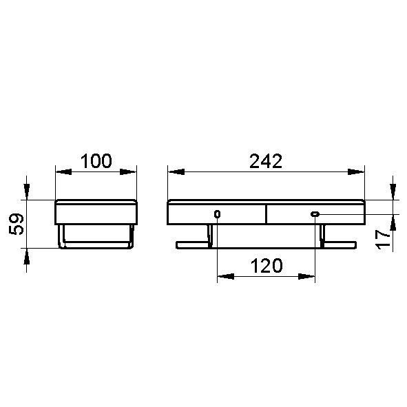 Keuco полка для душа (корзина), smart.2, белый, хром арт. 14758 010100