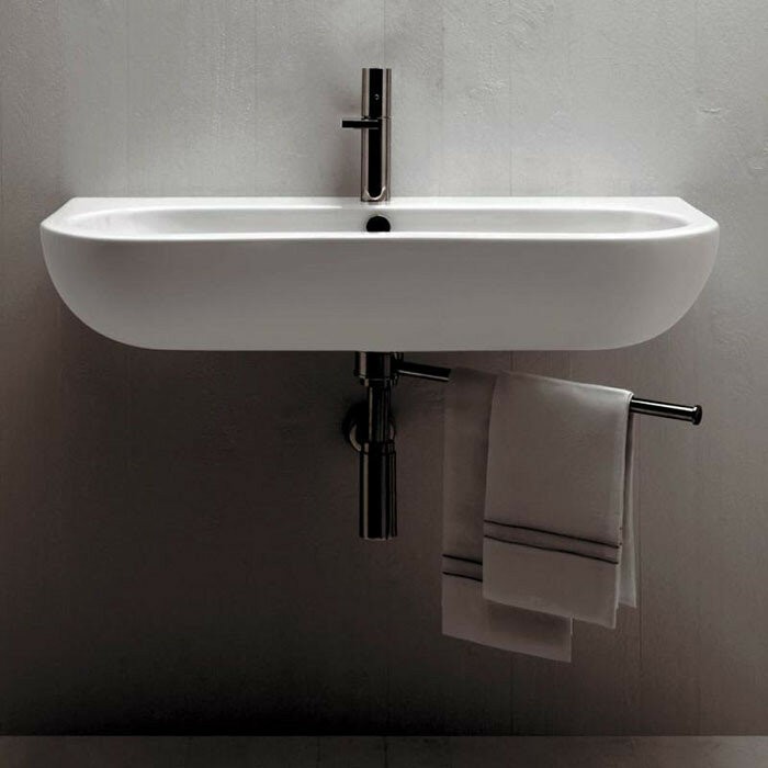 Azzurra Раковина 45x90 NUVOLA, NULS09045T0MBI/(NUV200/90 bi)*1 цвет: белый