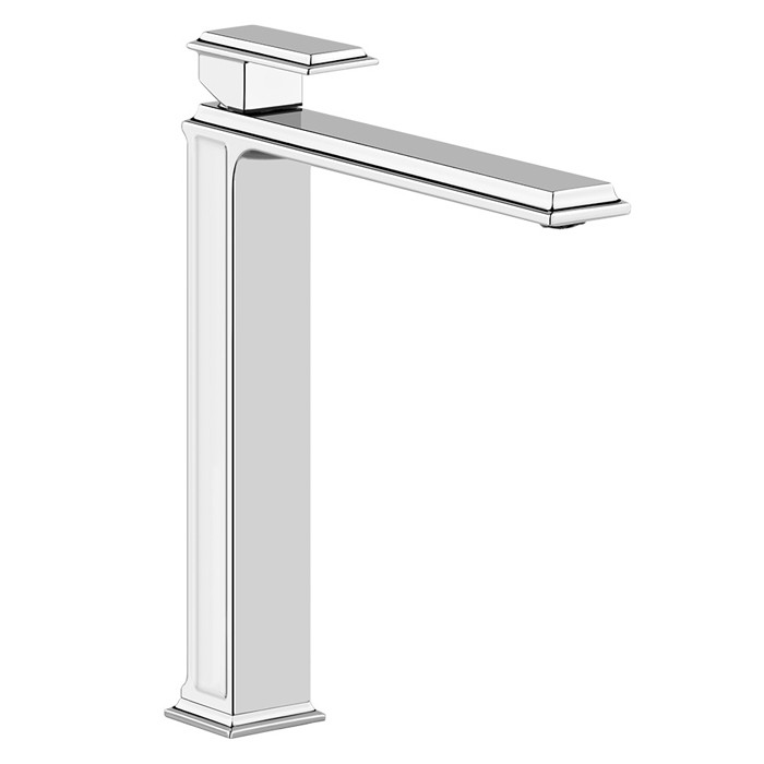 Gessi Смеситель для раковины на 1 отверстие, высокий, без донного клапана, Eleganza, 46004#031 цвет: хром