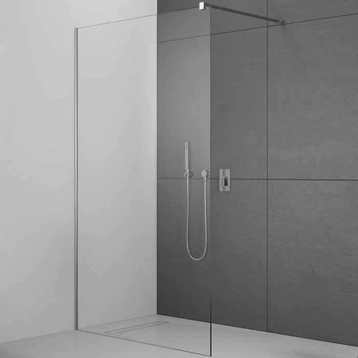 Radaway душевая перегородка 100 профиль хром стекло прозрачное, Modo New II - 389104-01-01