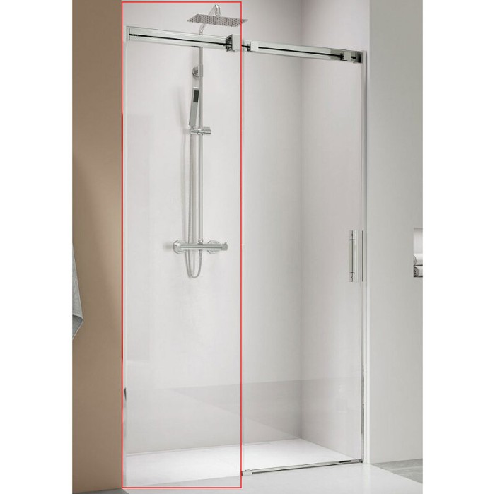 Radaway душевая стенка pro dwj 56 l фронтальная профиль хром стекло прозрачное, Espera Pro - 10091120-01-01L