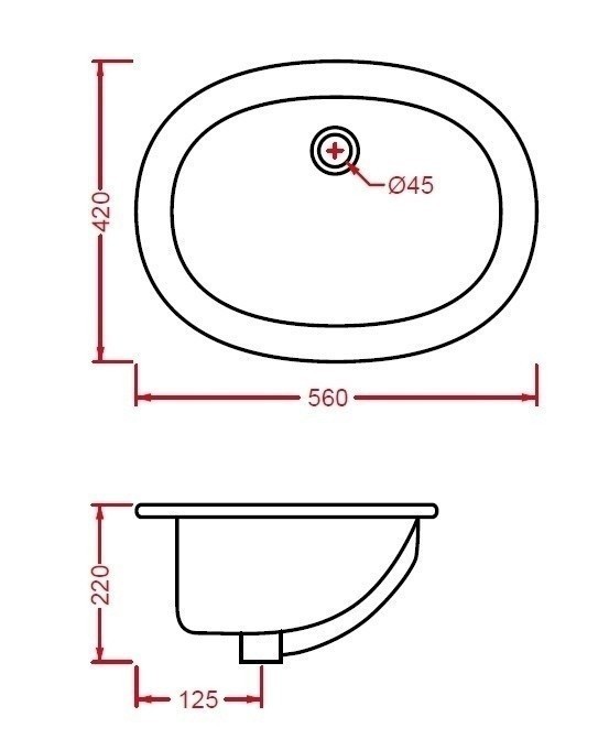 ArtCeram раковина (врезная), l90 venere цвет: белый