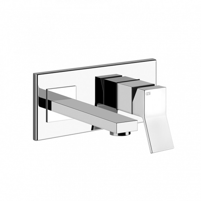Gessi Встраиваемый однорычажный смеситель для раковины с индивидуальной длиной излива (70-300мм), Rettangolo, 53084#031 цвет: хром
