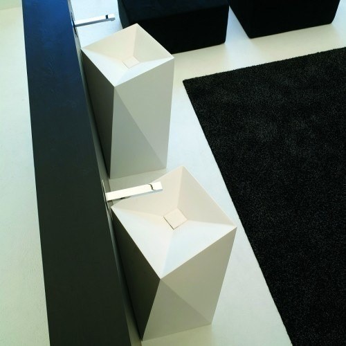 ArtCeram раковина (напольная), osl008 01 00 sharp цвет: белый глянцевый