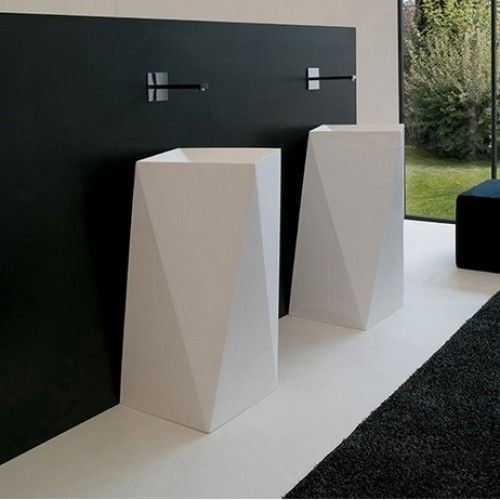 ArtCeram раковина (напольная), osl008 01 00 sharp цвет: белый глянцевый