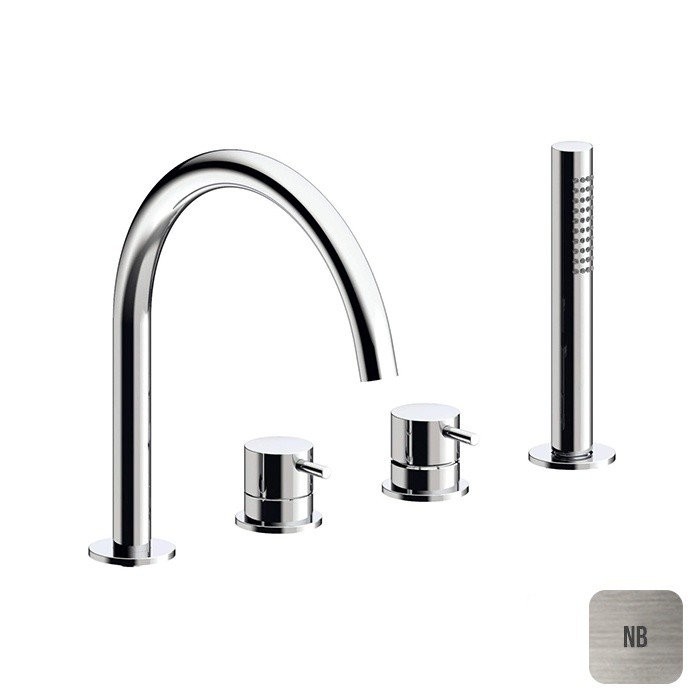 Смеситель на борт ванны, Mixers Almar, никель шлифованный арт. E214006.NB