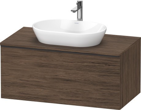 Duravit тумба подвесная под раковину 1000 мм х 550 мм и консолью, d-neo, de494802121 цвет: орех темный