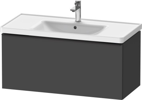 Duravit тумба подвесная под раковину 984 мм х 452 мм, d-neo, de425604949 цвет: графит матовый