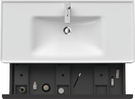 Duravit тумба подвесная под раковину 984 мм х 452 мм, d-neo, de425604949 цвет: графит матовый