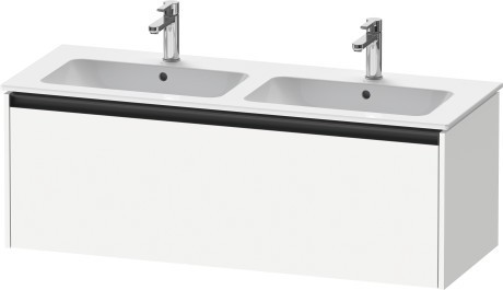 Duravit тумба подвесная под двойную раковину 480 мм х 1210 мм х 440 мм, ketho.2, k25066018180000 цвет: gres pietra grey opaco