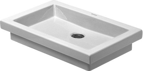 Duravit раковина встраиваемая сверху 58х41 см, 2nd floor, 0317580000 цвет: белый