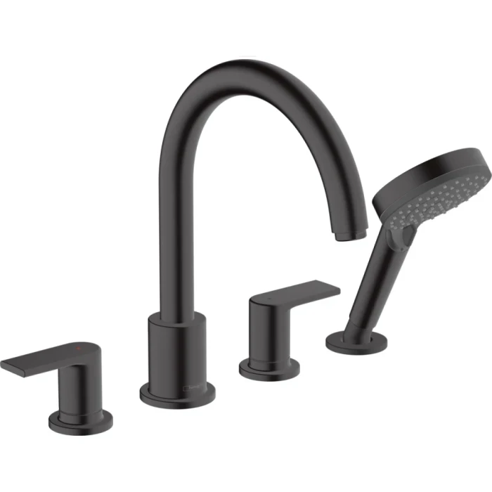 Hansgrohe смеситель на борт ванны, Vernis Blend, черный арт. 71456670