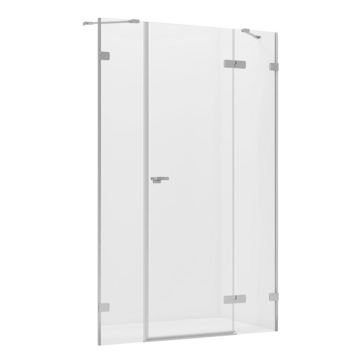 Дверь в нишу eventa plus r 150x200, New trendy Eventa chrome, хром арт. EXK-4465