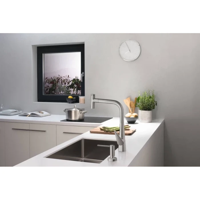 Hansgrohe дозатор 500 мл, A51, нержавеющая сталь арт. 40448800
