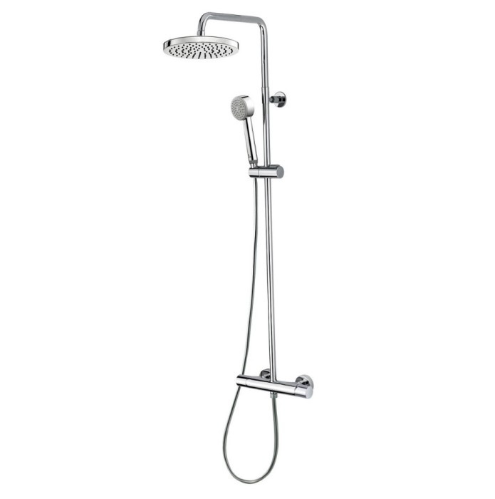Bossini душевая стойка, elios, хром арт. l10052.030