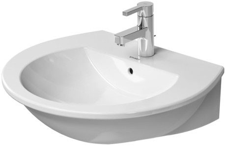 Duravit раковина подвесная 60х52см, darling new, 2621600000 цвет: белый