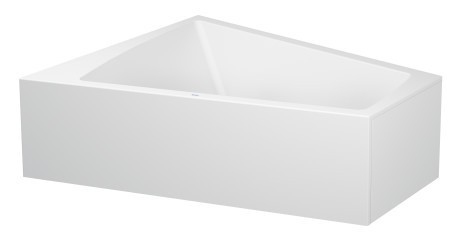 Duravit акриловая ванна 1800 х 1400 c наклоном для спины слева, paiova, 700268000000000 цвет: белый
