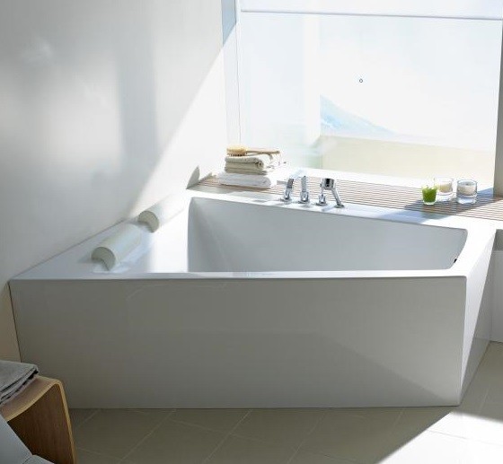 Duravit акриловая ванна 1800 х 1400 c наклоном для спины слева, paiova, 700268000000000 цвет: белый