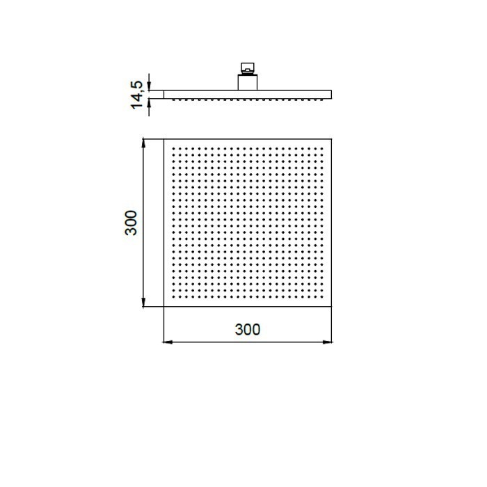 Almar верхний душ, velvet, e044278.mb цвет: черный