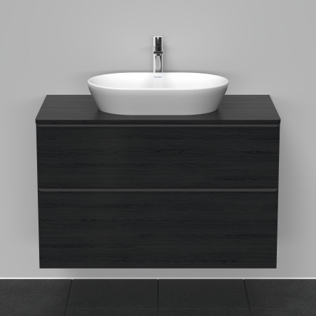 Duravit тумба подвесная под раковину 550 мм х 1000 мм, d-neo, de496801616 цвет: чёрный дуб